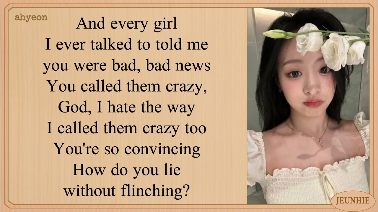AHYEON Vampire Easy Lyrics (cover song)