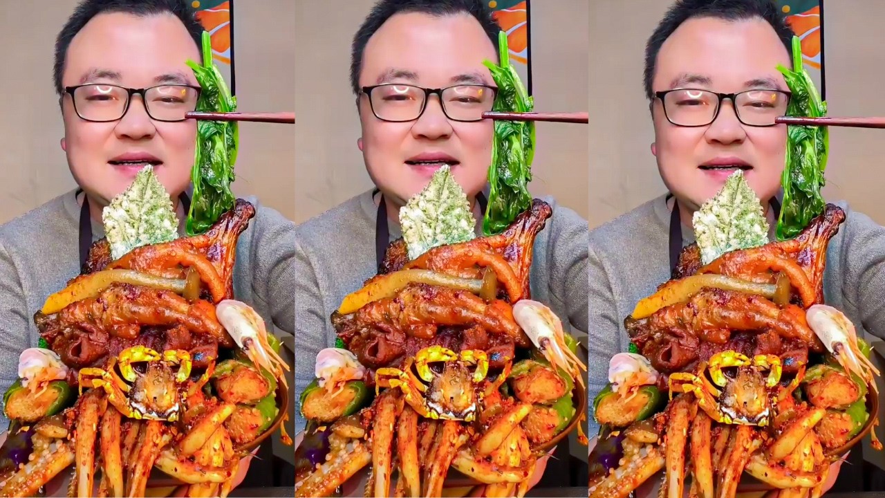 Satisfying Eating Fried Chicken and Crispy Squid | Super Delicious Mukbang 🔥🍗🦑