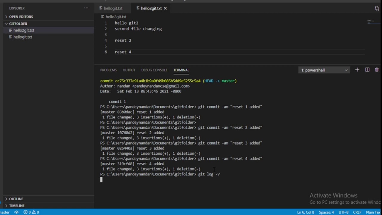 Git Reset