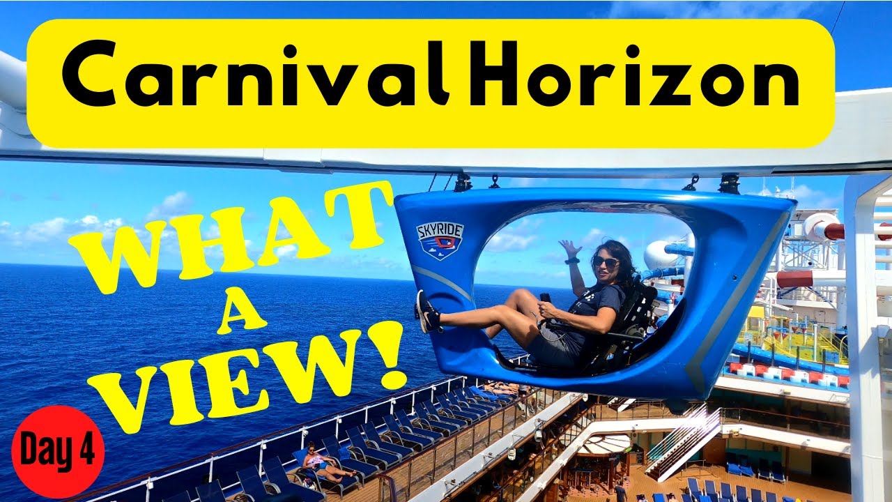 День 4. Круиз Carnival Horizon — SkyRide, веревочный парк, JiJi's и стейк-хаус