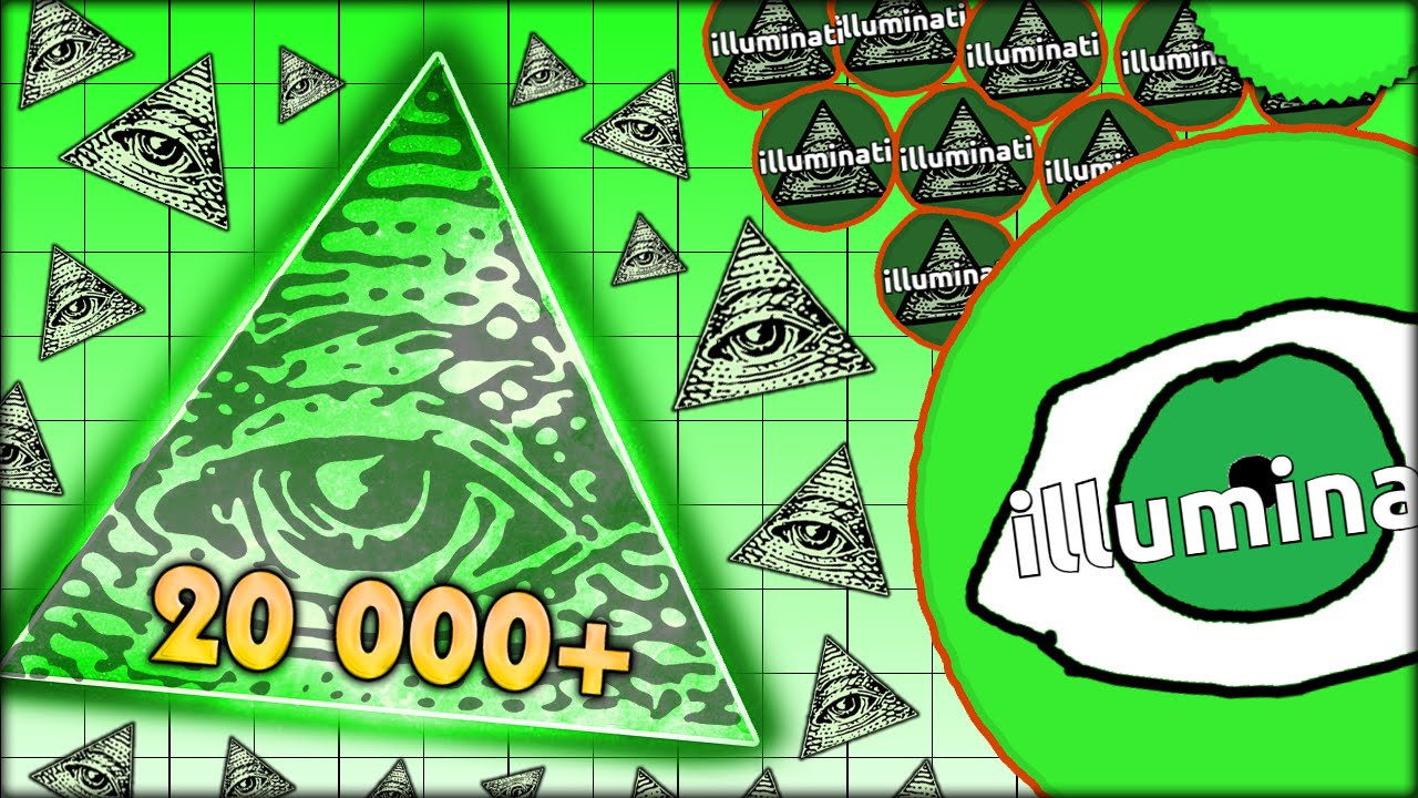 CRAZY ILLUMINATI 333 PLAYS AND BIGGEST 20 000+ MASS ON ORIGINAL AGARIO (AGAR.IO #46)