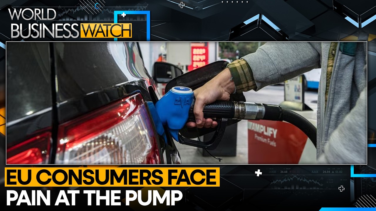 EU Gasoline Up 24%, Diesel Jumps 33%: Europe Faces Economic Strain | WION World Business Watch