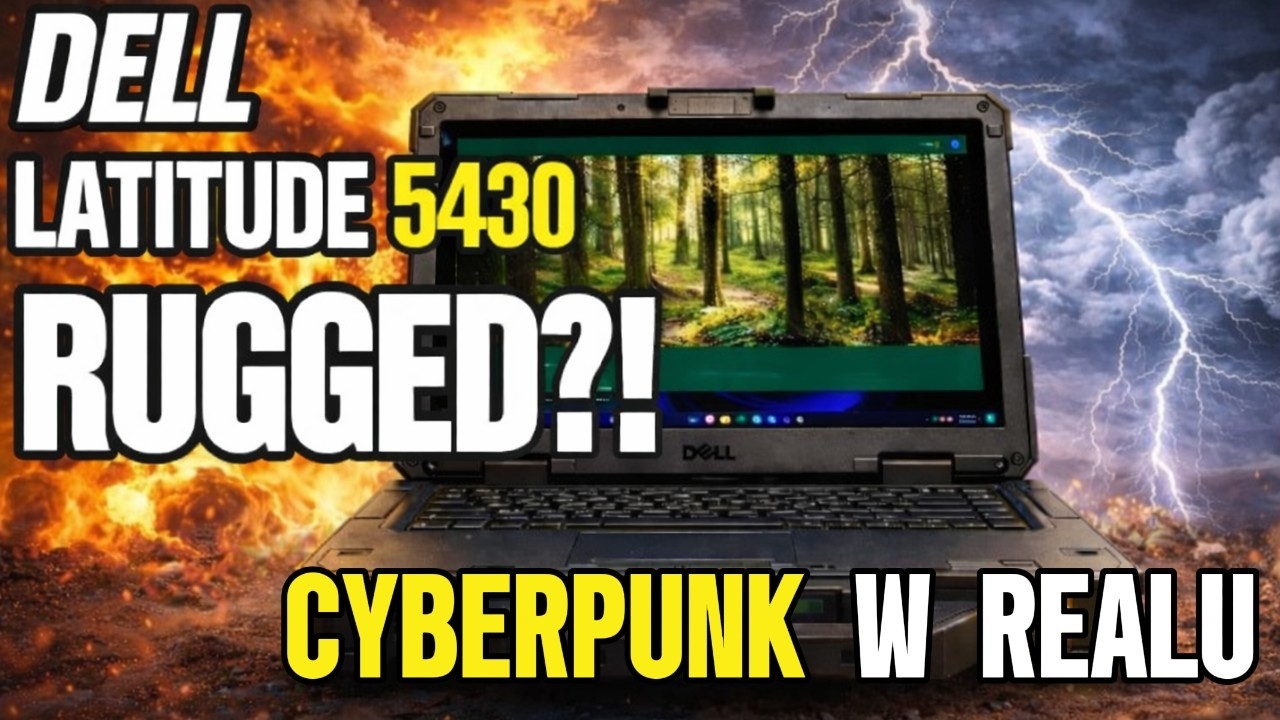 LAPTOP Z CYBERPUNK W REALU?! DELL LATITUDE RUGGED 5430