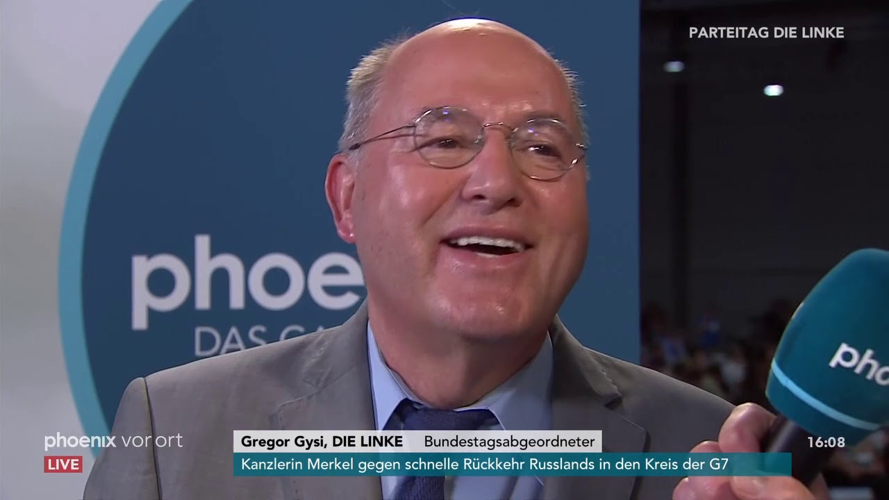 Parteitag Die Linke: Gregor Gysi im Interview vom 09.06.2018