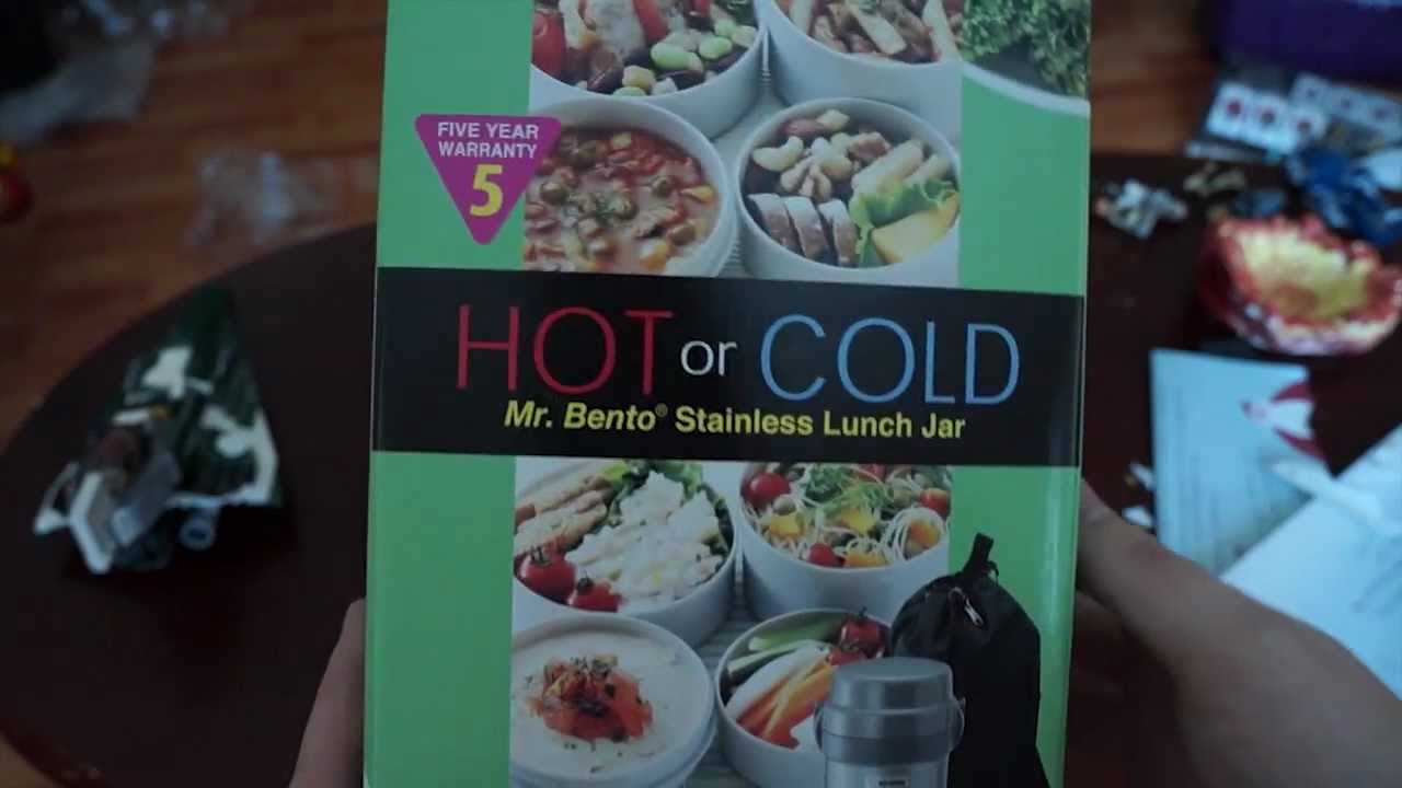 Unboxing: Mr. Bento Stainless Lunch Jar  SL-JAE14