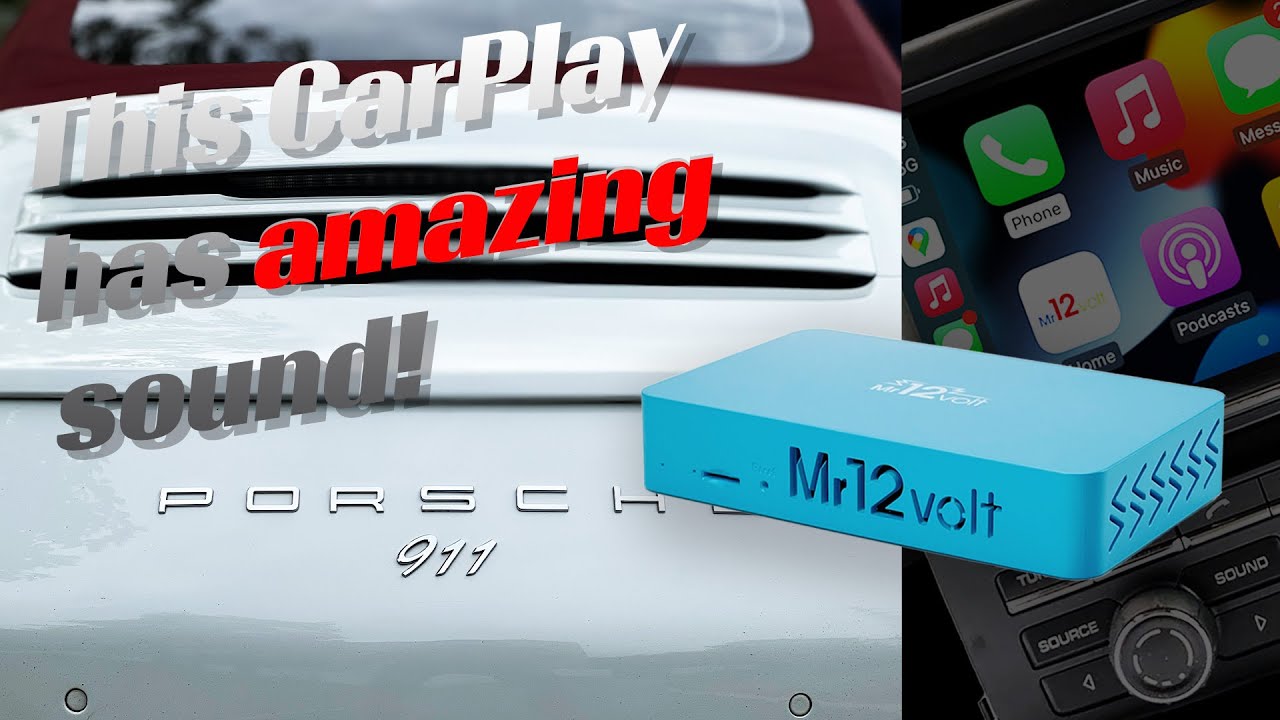 Mr12volt MOST CarPlay interface installation for Porsche 2014 911 Carrera S PCM3.1HD