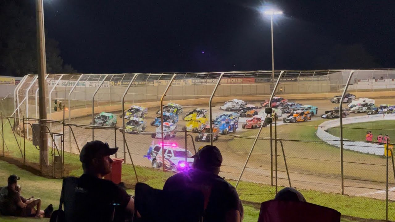 V8 Dirt Modifieds Australian Title A-Main Premier Speedway Warrnambool 22/02/2025