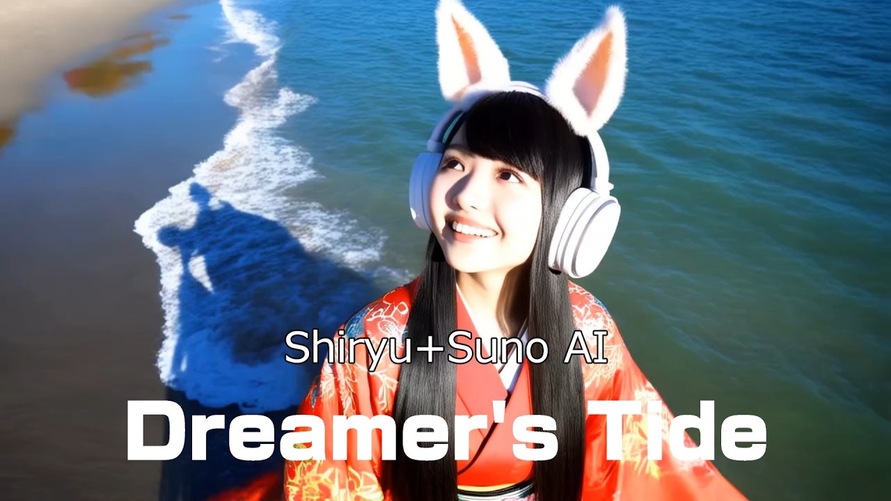 【玉藻前 &times; Kawaii future bass, J-pop, Tropical】  Dreamer's Tide [ AI MUSIC VIDEO ]