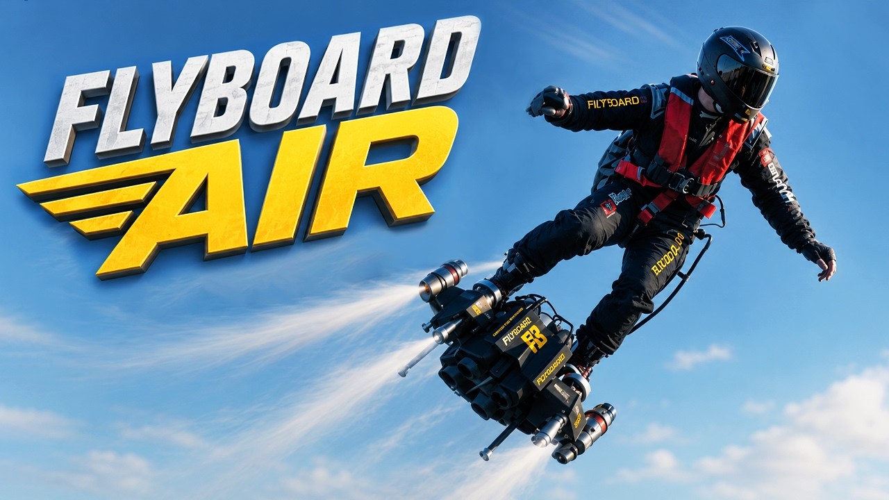 Zapata Flyboard Air - World's First Jet Hoverboard