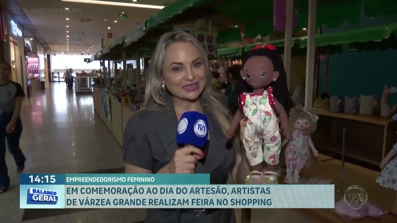 Shopping de Várzea Grande realiza feira em comemoração ao dia do artesão