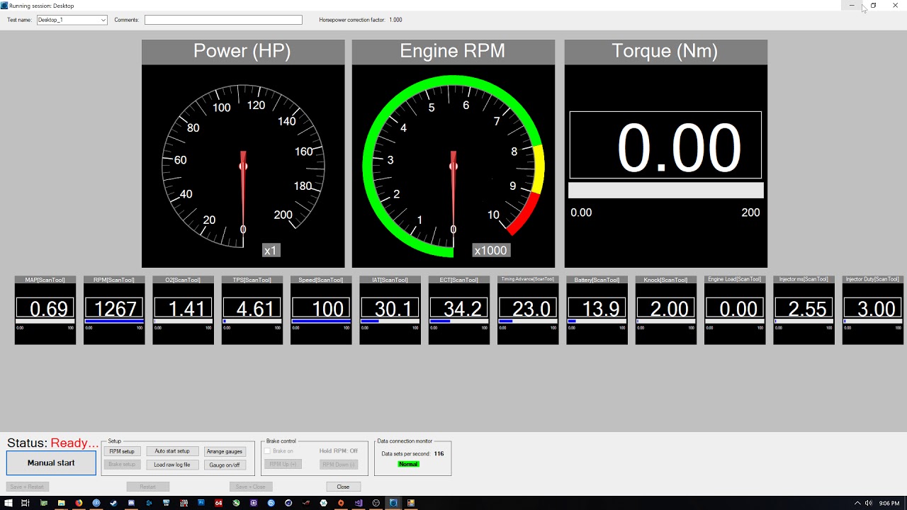OBD2,QD2,QD3,ISR Datalogging tests.