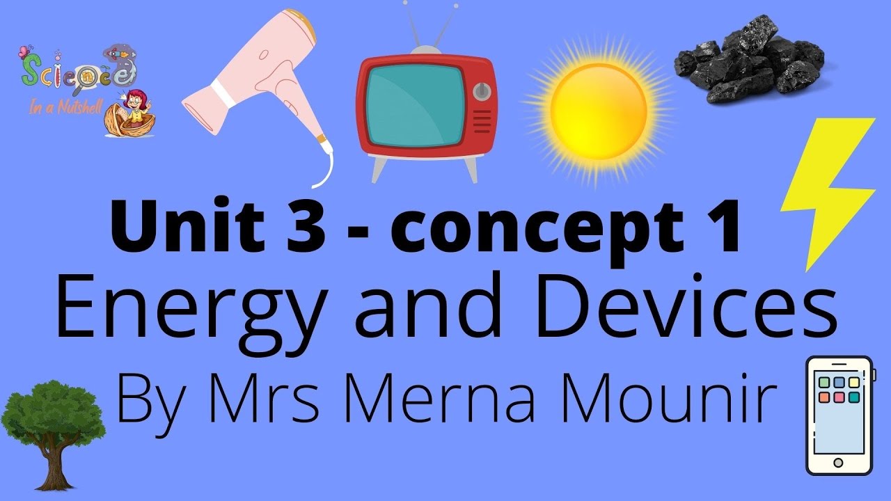 Devices and energy - concept 1 - unit 3 - Junior 4 - grade 4