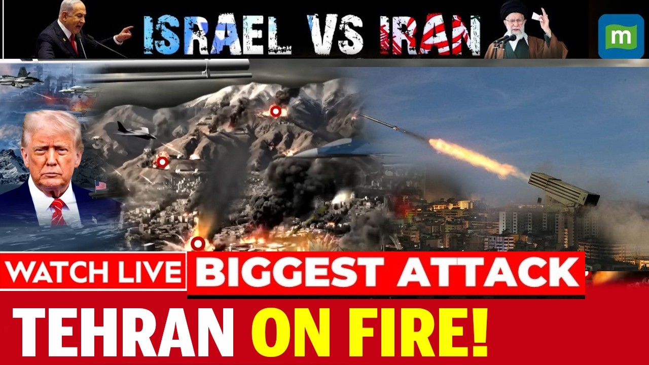 🔴Tehran On Fire: Iran–Israel–US War LIVE | Iran Under Attack | Israel & US Strike Tehran | War News
