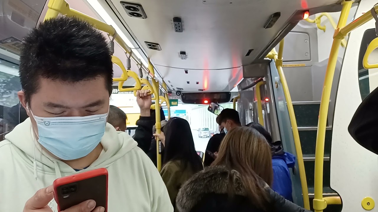 KMB U-58M ATENU380 TC7149 @ 58X Ventura落車門開關過程,㩒鐘聲及建生邨報站