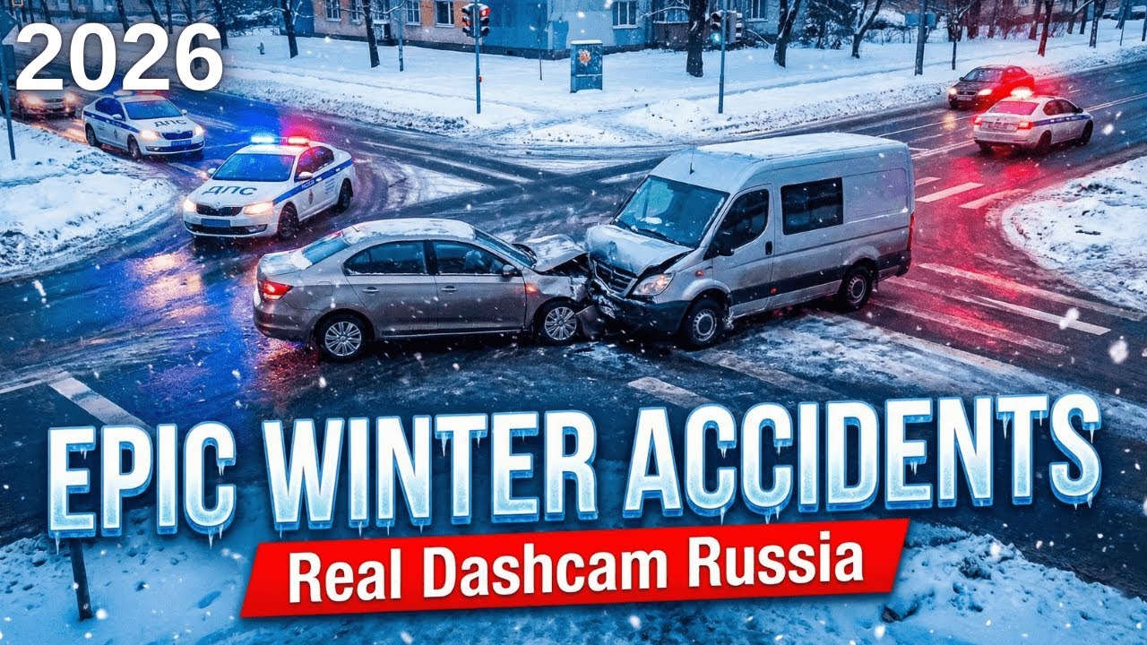 Snow Car Crashes, Idiots in Cars, CAR CRASH COMPILATION 2026 &94
