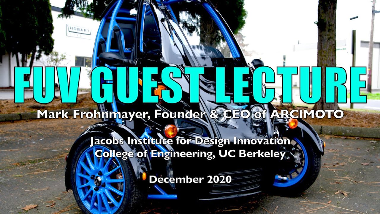 Mark Frohnmayer FUV Lecture at UC Berkeley Engineering