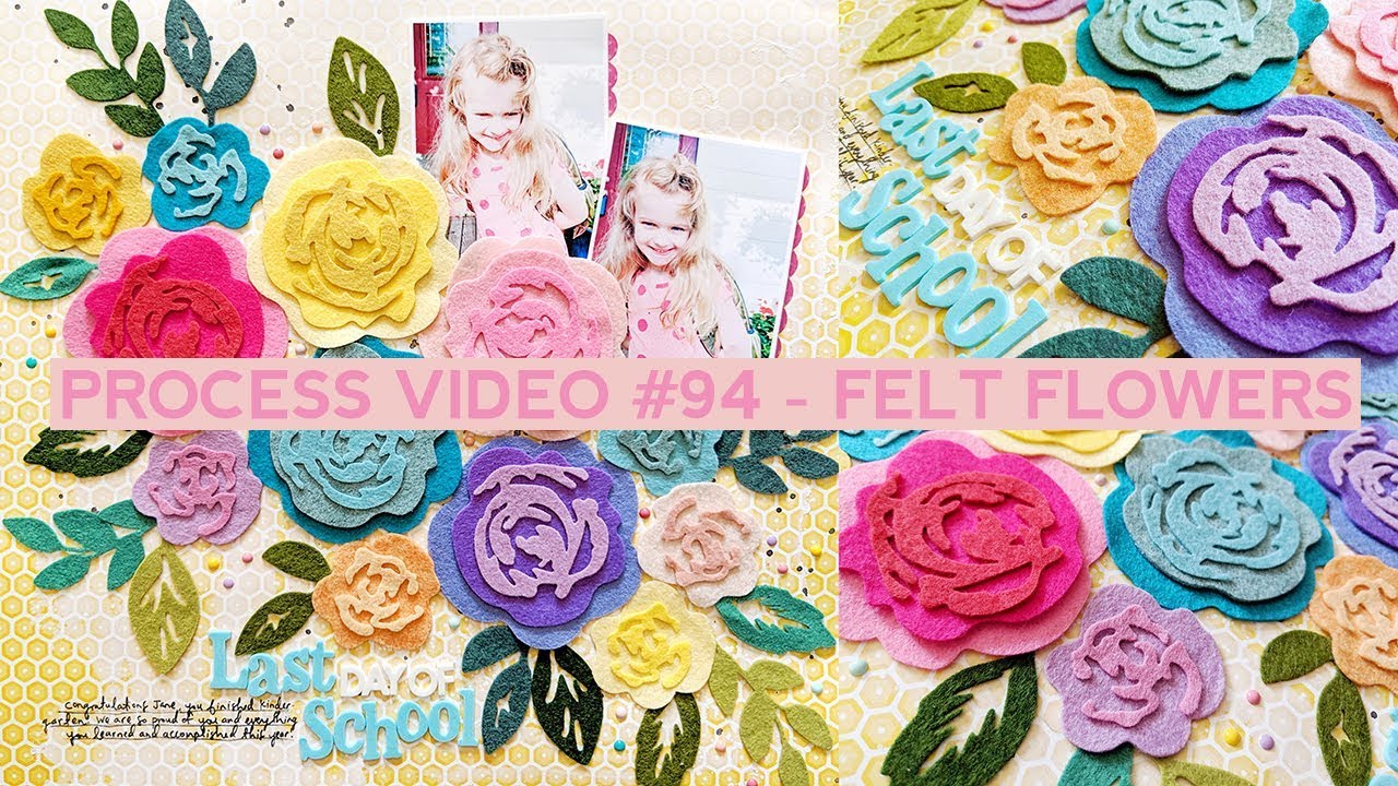 Process Video #94 - How to Make Layered Felt Flowers