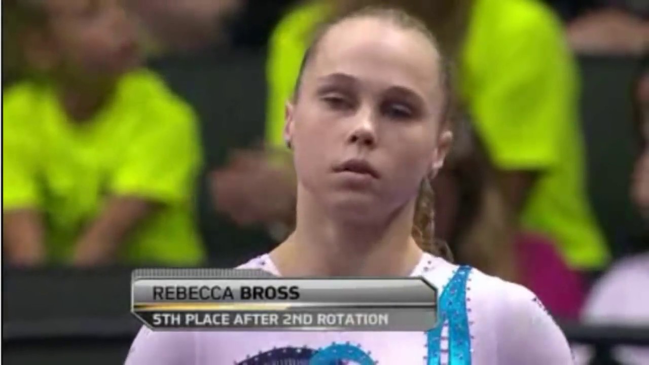 Rebecca Bross - 2011 Visa Championships - Day 2 - Vault Injury & Reactions