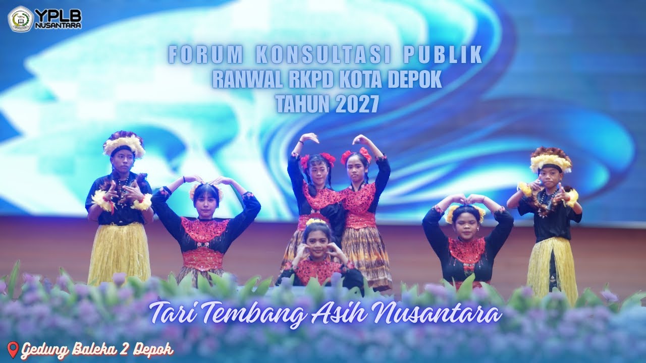 Penampilan Tari “Tembang Asih Nusantara” oleh YPLB Nusantara di Gedung Baleka 2 Depok