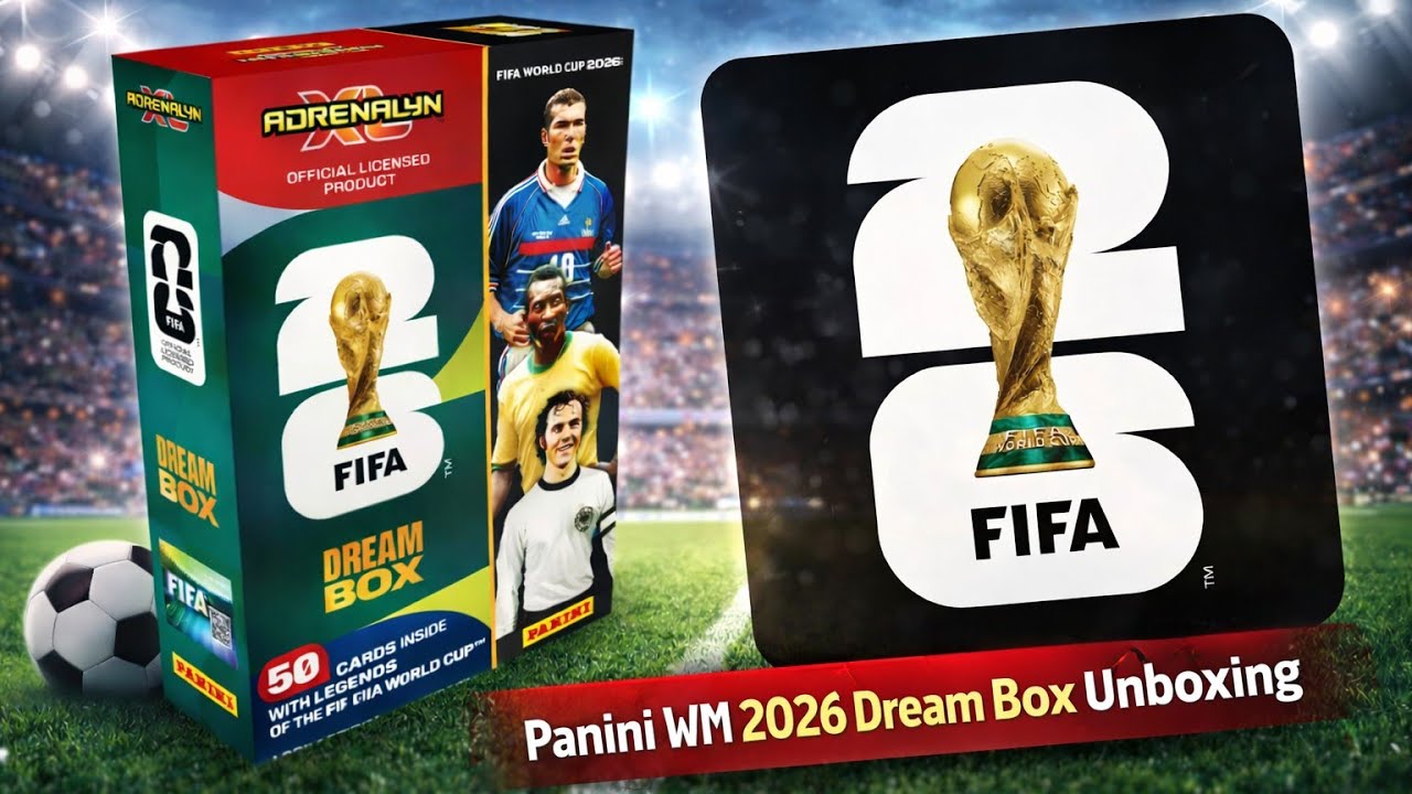 25 exklusive Karten😱|Panini Adrenalyn XL FIFA World Cup 2026 Dream Box Unboxing!🔥