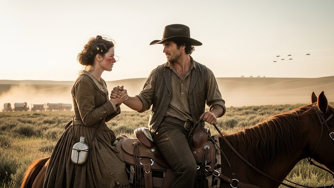 She Was Left Behind By The Wagon Train, Until A Cowboy Rode Up And Said, 