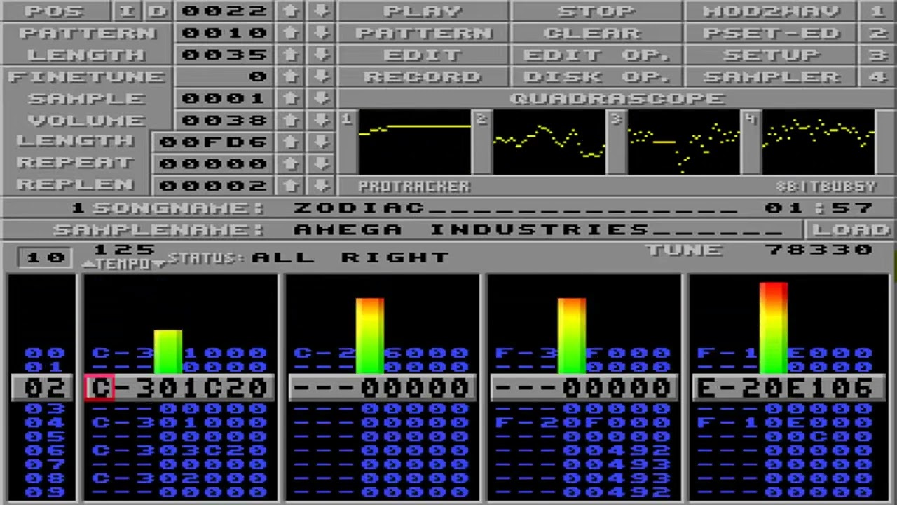 ZODIAC OTHER, также известный как WHAT A BEAUTIFUL DAY от Amega Industries, AMIGA PC MUSIC MODULE...