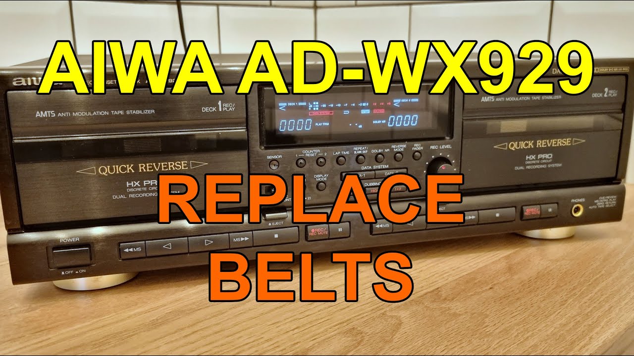 Ремонт кассетной деки AIWA AD-WX929