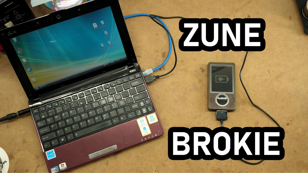 Fixing a Zune ft. Vista EEE PC
