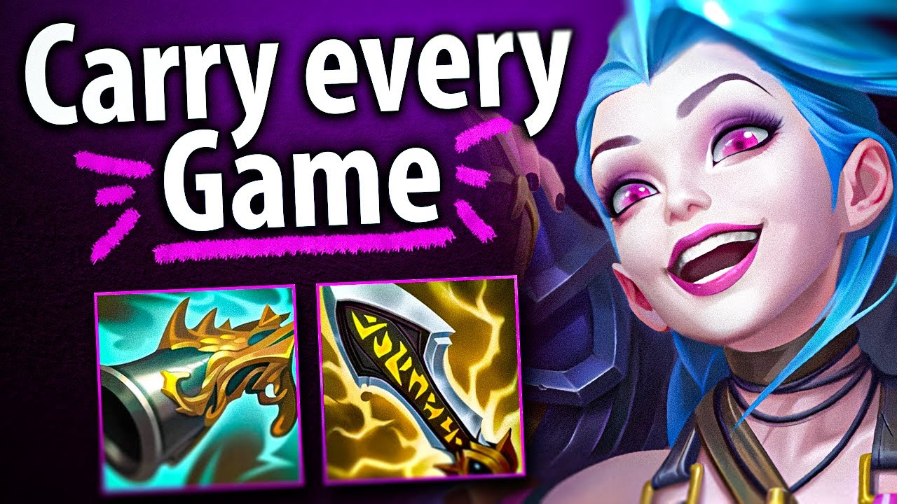 Jinx doesn't need a team to 1v9 (Perfect Low Elo ADC)