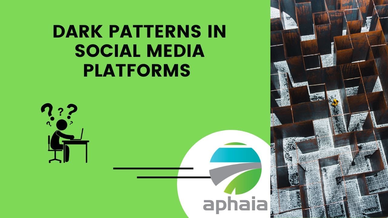Dark patterns in social media platforms