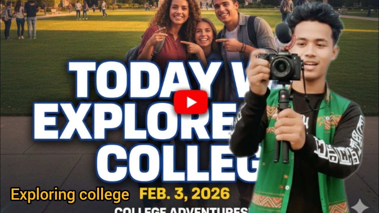 #Exploring college today because every dream needs a direction 🎓😱