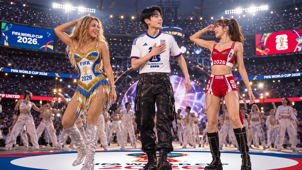 LISA x Shakira x Jung Kook &ndash; Rise Together | FIFA World Cup Anthem 2026 | Official World Cup Song
