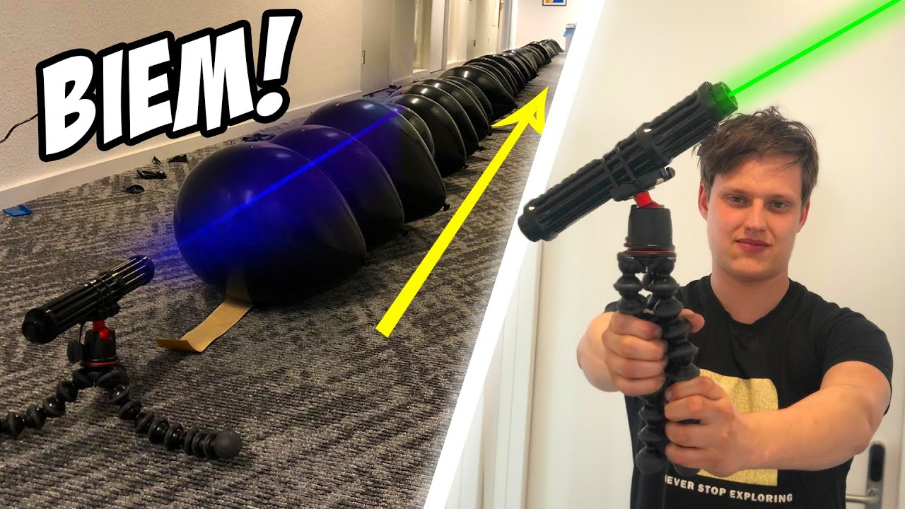100 BALLONNEN  VS STERKSTE LASER