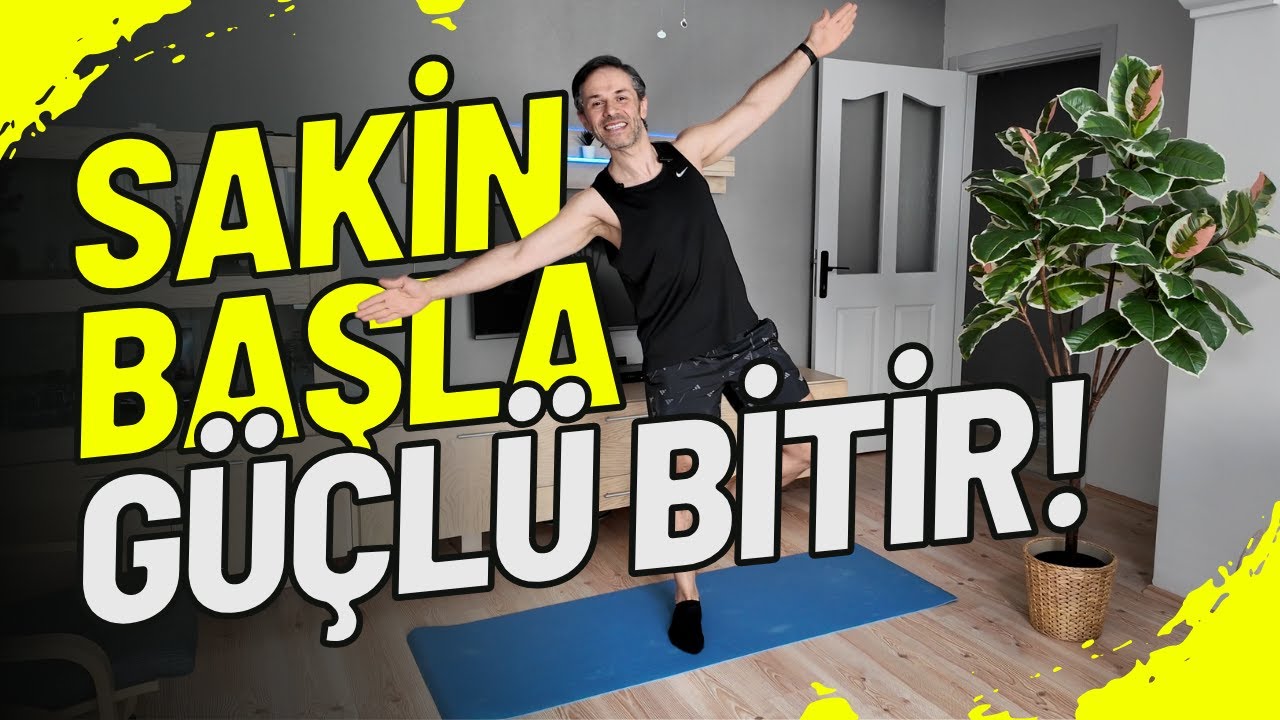 Sakin Başla, Güçlü Bitir | 45 DK Ekipmansız Tüm Vücut Pilatesi