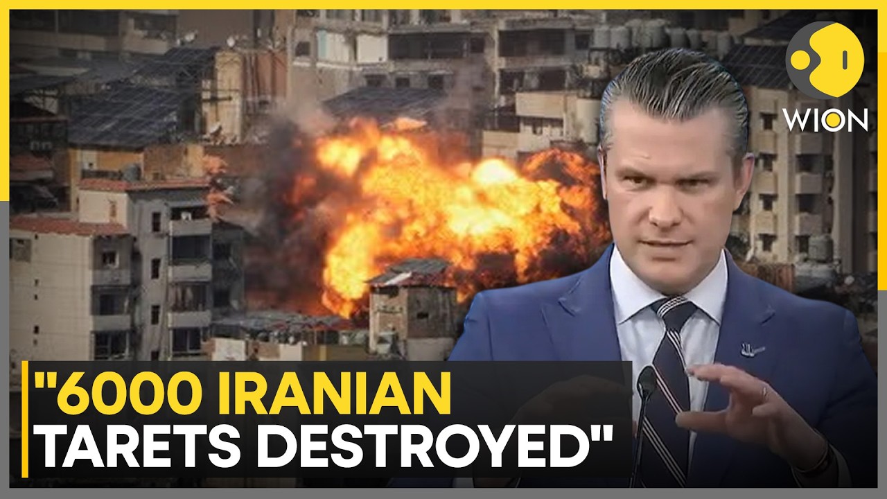 US-Iran War | U.S. Top General: 6,000 Iranian Targets Destroyed | WION