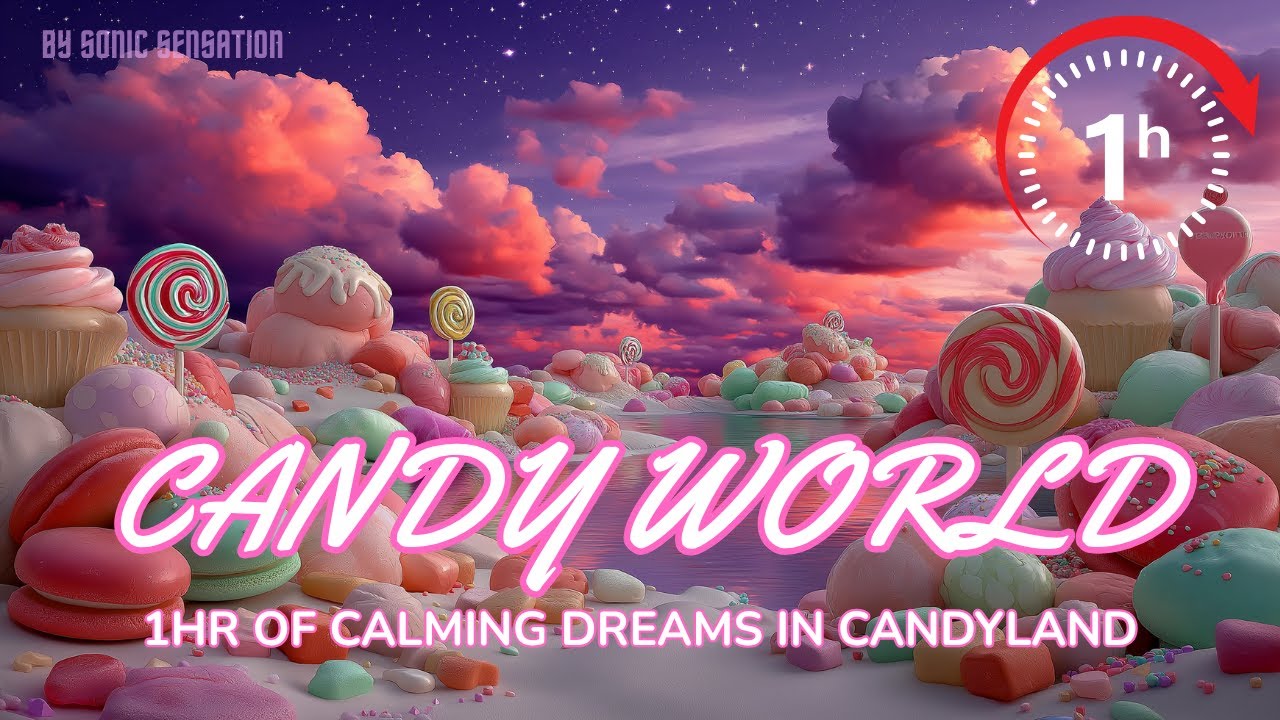 Candy World | Calming & Relaxing [Dreamscape 4K AI] BEST OF