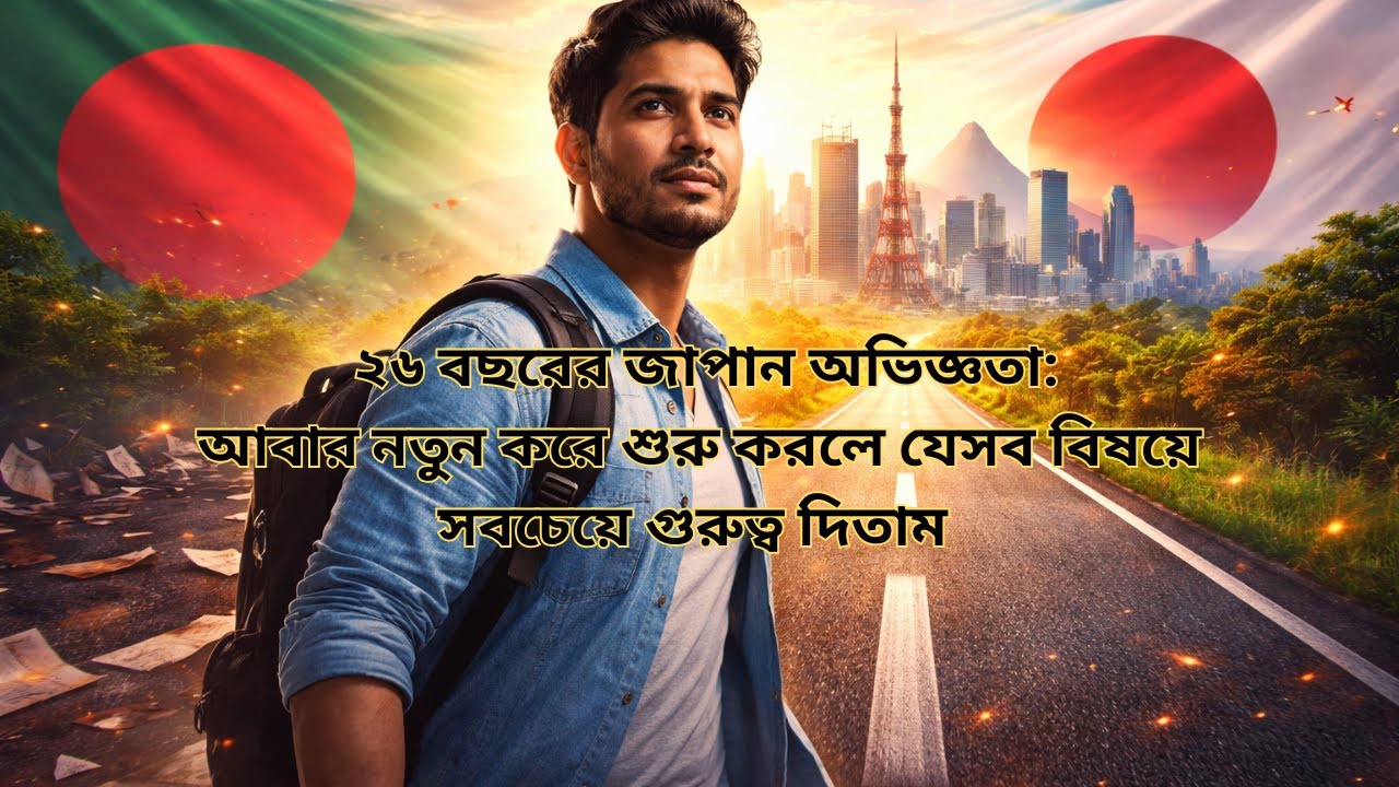 ২৬ বছরের জাপান অভিজ্ঞতা:আবার নতুন করে শুরু করলে যেসব বিষয়ে সবচেয়ে গুরুত্ব দিতাম