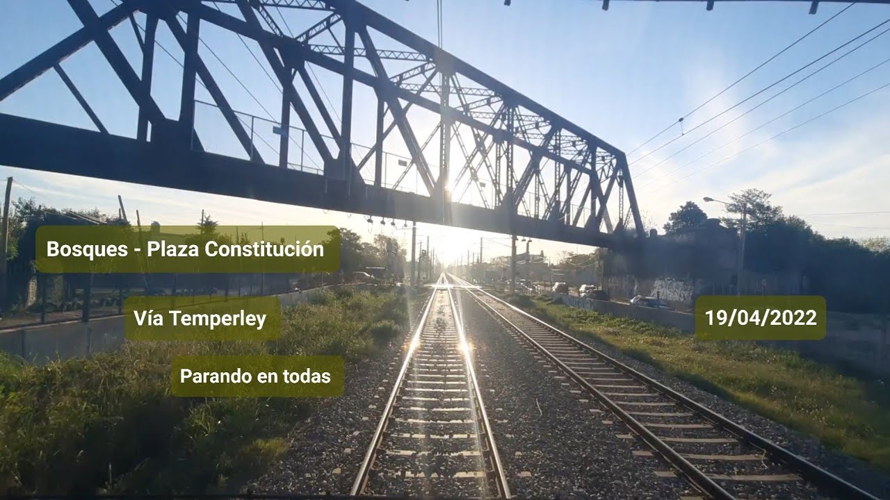 Cabview | Trenes Argentinos | Bosques - Plaza Constitución | 19/04/2022.