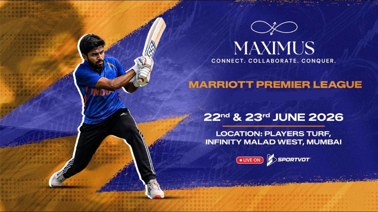 🔴 MAXIMUS Marriott Premier League 2026 | Day 1 LIVE | Corporate Cricket Action from Mumbai