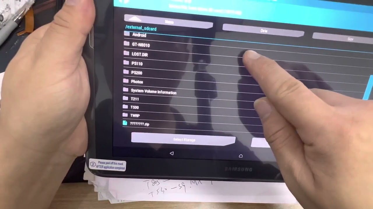 N8010 install android 9.0 tutorial