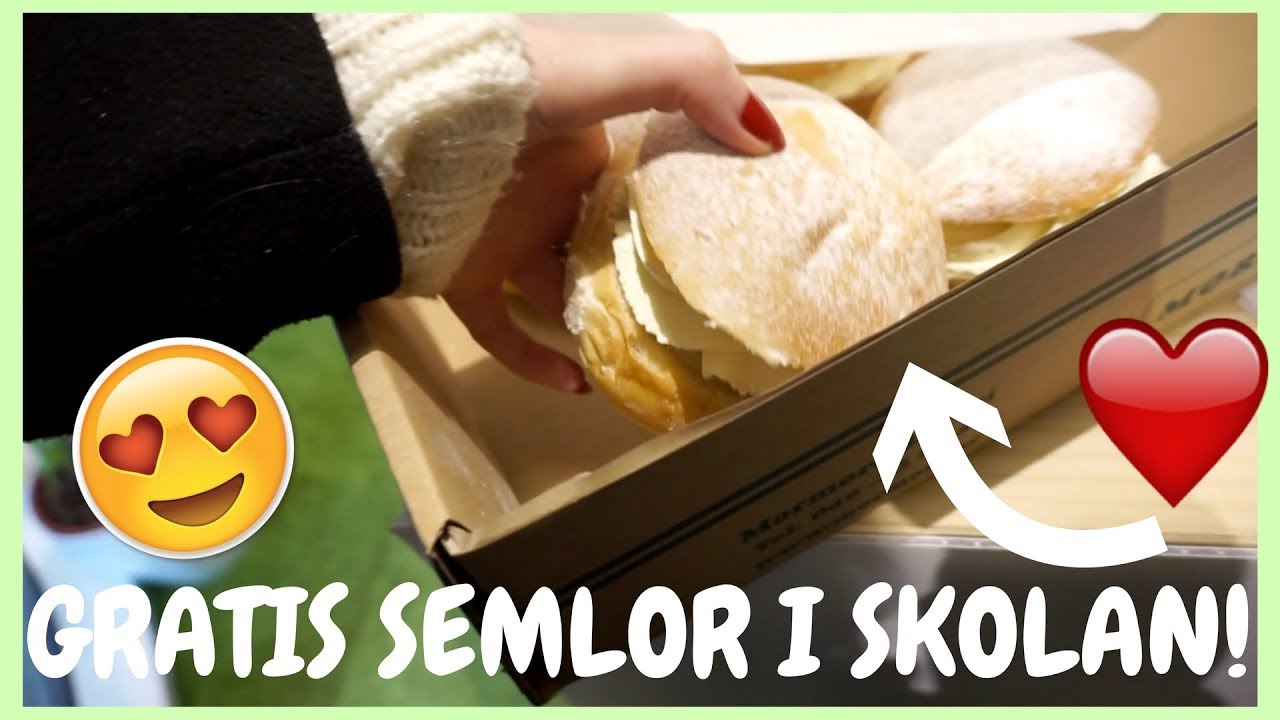 STUDENTVLOGG 4 | FÖLJ MED TILL MALMÖ UNIVERSITET! VI FÅR GRATIS SEMLOR! | Produktionsledning - Media