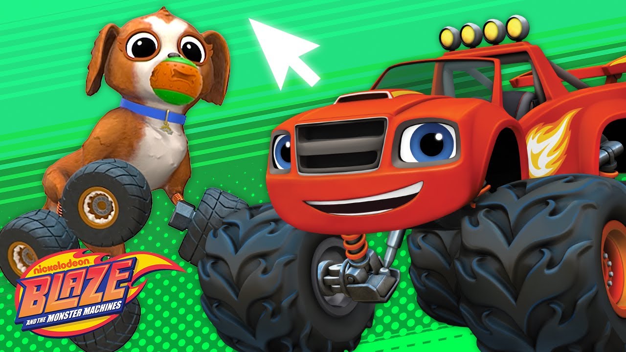 Video Game Blaze Plays Fetch! | Science Games For Kids | Blaze and the Monster Machines