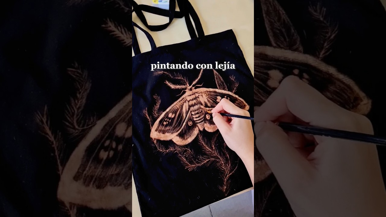 Pintando con lejía 🎨✨️👌| 