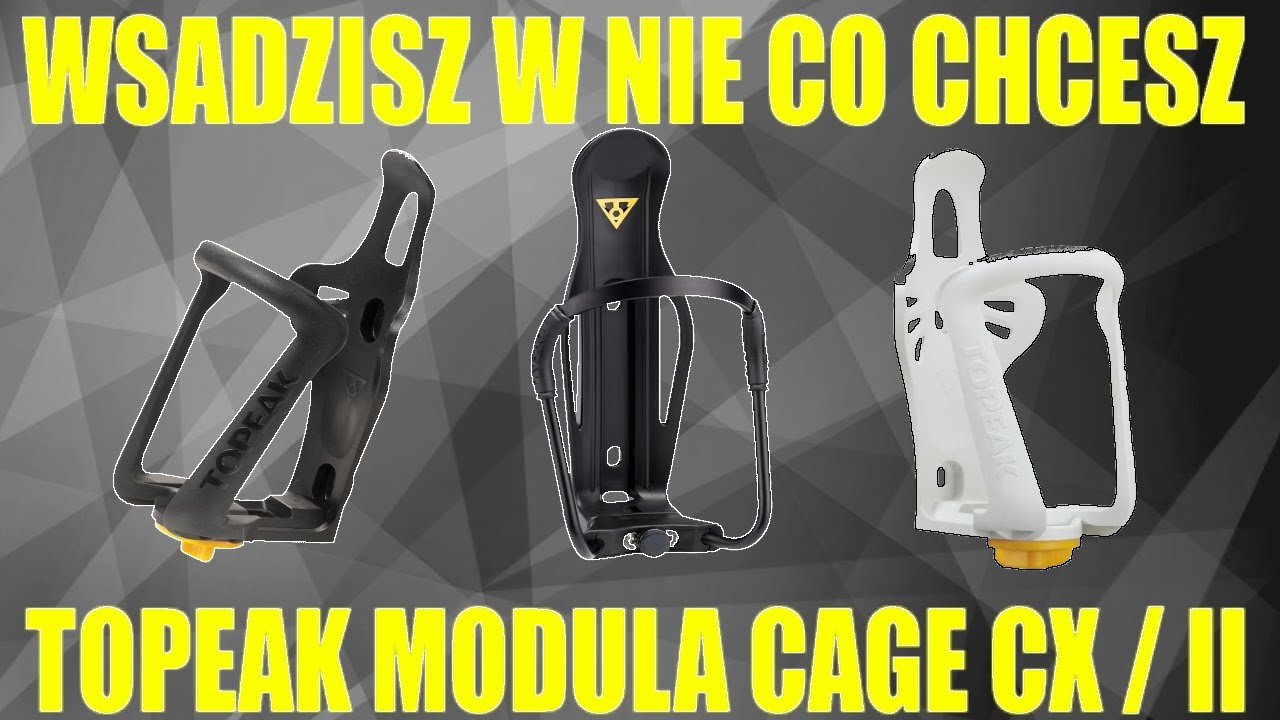 KOSZYK TOPEAK MODULA CAGE CX | II // NAJLEPSZY REGULOWANY KOSZYK ROWEROWY NA BIDON NA RYNKU ?
