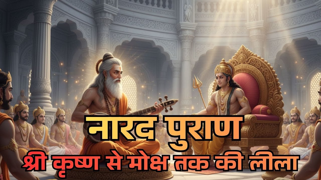 नारद पुराण श्री कृष्ण से मोक्ष तक  लीलाओं के सूत्रधार देवर्षि नारद की संपूर्ण गाथा #naradpurankatha