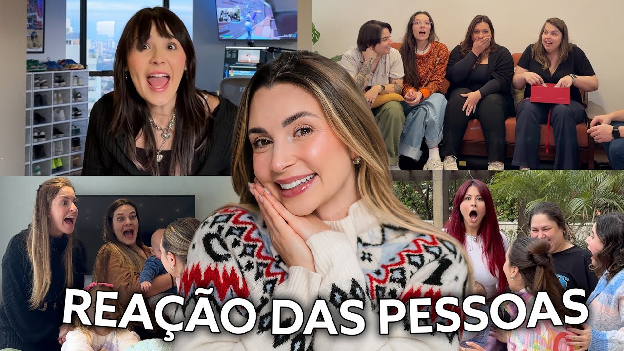 REAÇÕES DA NOSSA FAMILIA E AMIGOS COM A GRAVIDEZ | Diário da Gravidez - Ep. 3