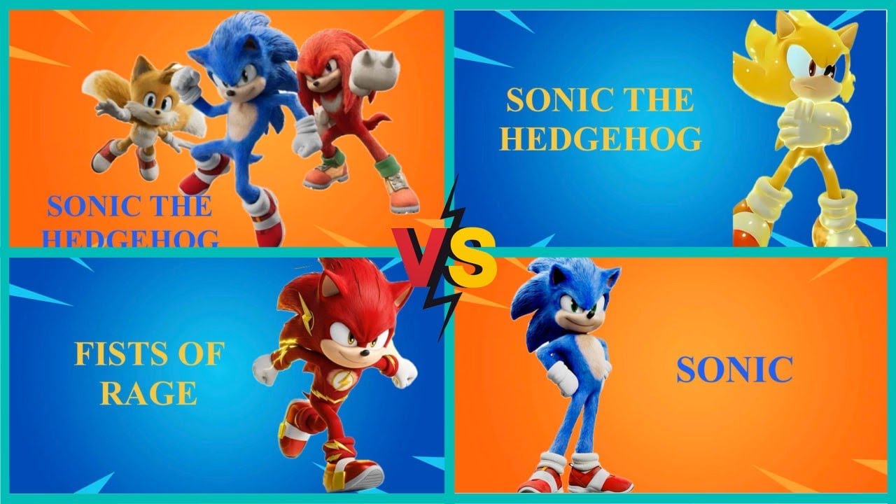 Sonic the Hedgehog vs Super Sonic vs Knuckles –017