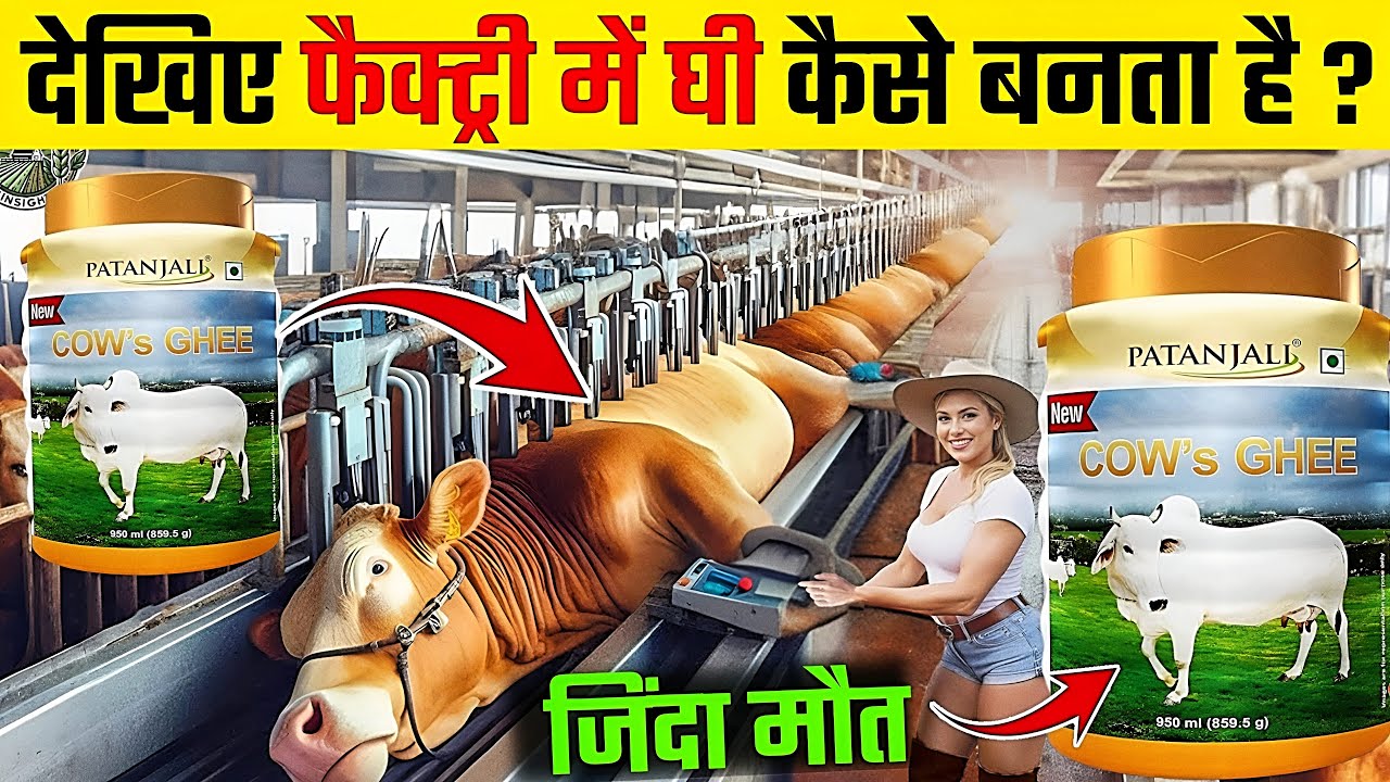देखिए फैक्ट्री में घी कैसे बनता है ? | How Ghee Is Made In Factory | Ghee Making Process