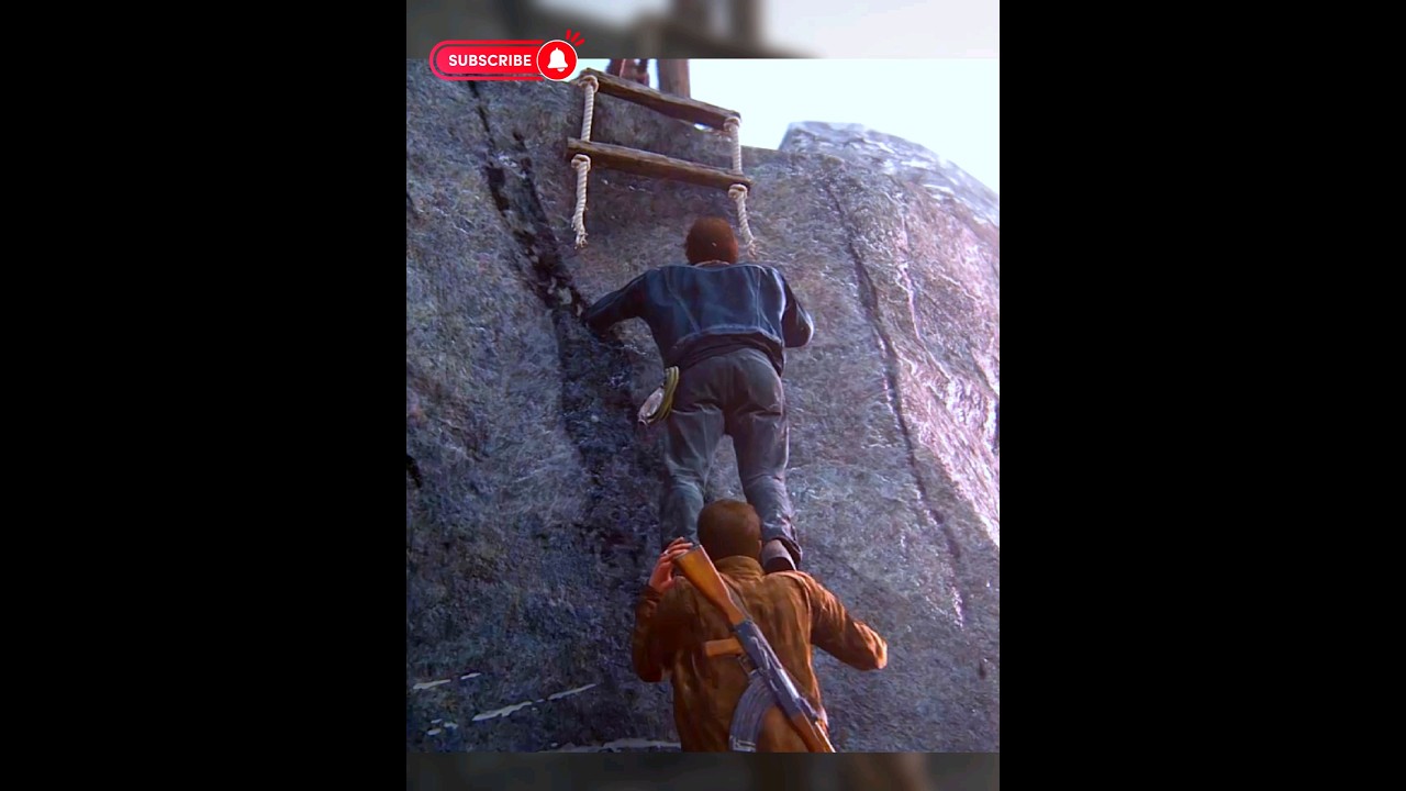 It Was a Very Dangerous Mission 😱 | Uncharted 4 Remastered #shorts