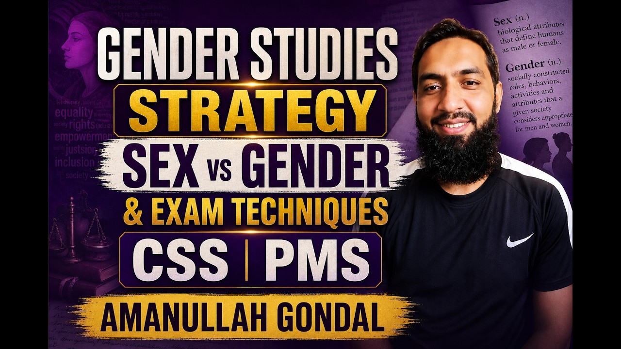 Gender Studies Open Lecture | Amanullah Gondal | CSS2022